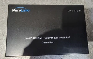 4K HDMI & USB/KM over IP Transmitter (Encoder) w/ PoE SKU: VIP-300H-U TX - Picture 1 of 1