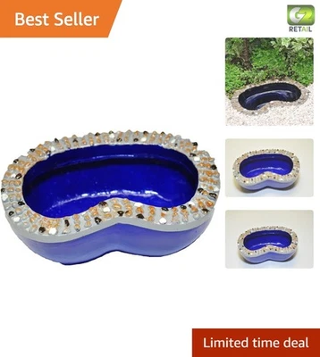 Exquisito estanque de jardín pintado a mano - Perfecto para bodas y temas de hadas Foto 1 de 4