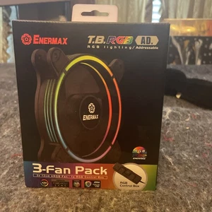 Enermax T.B. RGB Advance ARGB 120mm PC Case Fan - 3 Pack - Afbeelding 1 van 4