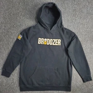 Brodozer Hoodie Youth Sz XL Black Diesel Power Brothers Monster Truck Sweatshirt - Picture 1 of 13
