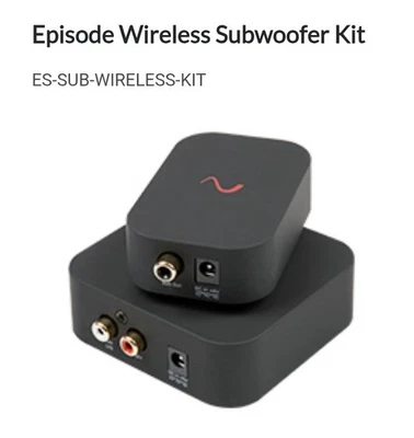 Episode Kit de Subwoofer Inalámbrico ES-SUB-WIRELESS-KIT Transmisor y Receptor con PS Foto 1 de 3