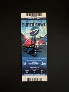 Julian Edelman Signed Super Bowl LIII Replica Ticket JSA COA Autograph Patriots - Picture 1 of 3