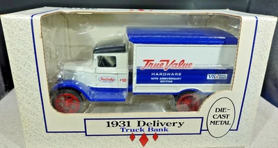 Camión de reparto Ertl 1931 banco de monedas valor real 1/24 Foto 1 de 3