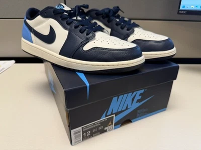Talla 12 - Air Jordan 1 Retro OG Low Obsidian UNC Foto 1 de 4