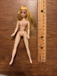 Vintage Pippa/Dawn Clone Doll Yellow Blonde Hair Rooted Lashes - Picture 1 of 5