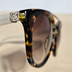 Lily Pulitzer Emiko Brown White Tortoise Sunglasses Frames 41mm 19mm 140mm - Picture 1 of 6