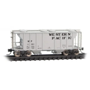 MICRO TRAINS N  095 00 021 N WESTERN PACIFIC NEW 2-BAY COVERED HOPPER # 11301 - Picture 1 of 1