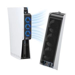 Ventilateur pour PS5 Accessoires Refroidissement avec LED Régulateur de Vitesse Automatique B1068 - Photo 1/9