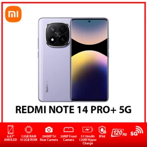 NEW Redmi Note 14 Pro+ Plus 5G Dual SIM Android Mobile Phone – Purple/12GB+512GB - Picture 1 of 5