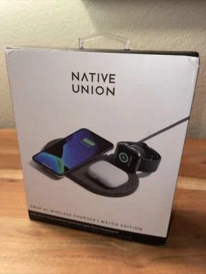 Cargador inalámbrico NATIVE UNION Drop XL edición reloj almohadilla de carga; SELLADO DE FÁBRICA Foto 1 de 4