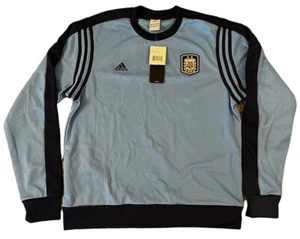 Argentina Adidas Sweater 100% Authentic Sz Large Blue World Cup AFA WC - Picture 1 of 6