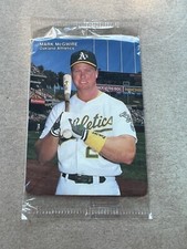 1990 Mother’s Cookies Mark McGwire #1 Oakland Athletics Baseball Card