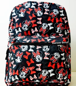 Disney Minnie Mouse Large 16" School Backpack All Print Travel Tote Book Bag - Picture 1 of 10