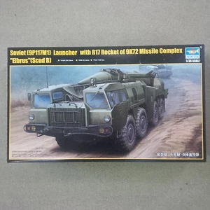TRUMPETER 1/35 SOVIET BALLISTIC SCUD MISSILE LAUNCHER VEHICLE MODEL KIT 01019 FS - Picture 1 of 10