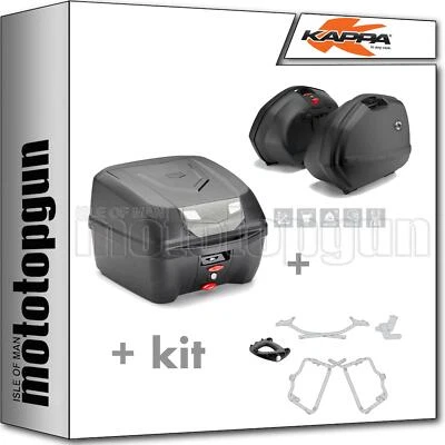 KAPPA SUITCASE K320NMAL + SIDE CASES K33N HONDA CBF 600 S / N 2011 11 - Image 1 of 3