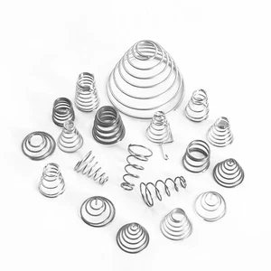 Conical Cone Compression Spring Pressure Spring 0.4-2 mm Wire Dia 7-76 mm Length - Picture 1 of 5