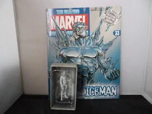CLASSIC MARVEL FIGURINE COLLECTIN ISSUE 33 ICE MAN - Picture 1 of 2