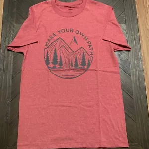 T-shirt uomo Sonoma fai il tuo percorso rossa grafica taglia small - Foto 1 di 4