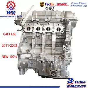Long Cylinder Block Engine Assembly For Hyundai Sonata Kia G4FJ 1.6 GDI 2011-22 - Picture 1 of 5