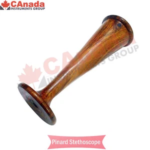 Pinard Stethoscope Horn Foetal Fetoscope Wood Medical Diagnostic Examination - Picture 1 of 2