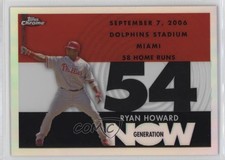2007 Topps Chrome Generation Now Refractor /500 Ryan Howard #GN204
