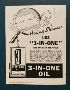 Pubblicità olio 3 in uno 1941 - Foto 1 di 1