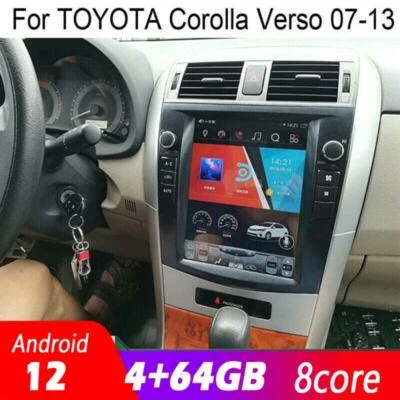 10.4" Touchscreen Radio Android Gps Navigation For Toyota Corolla Verso 07~13 - Image 1 of 4