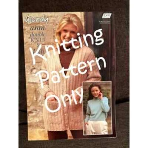 New Wendy 4500 Aran DK and 4 Ply Lady's Jacket and Sweater Knitting Pattern - Picture 1 of 3