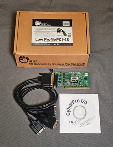 SIIG Serielle Karte 4-Port, PCI-4S, 32-BIT, 4 RS232 Serielle Ports Brandneu OPEN Box - Bild 1 von 6