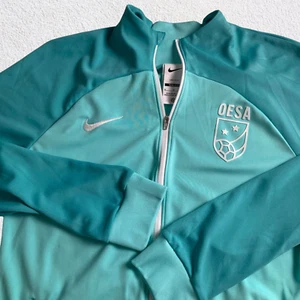 Nike Academy Pro Full Zip Jacket Women M Soccer Mom Ohio Elite Logo Workout - Picture 1 of 10