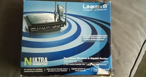 Cisco-Linksys WRT600N Linksys Ultra RangePlus Dual-Band Wireless-N Router - Picture 1 of 2