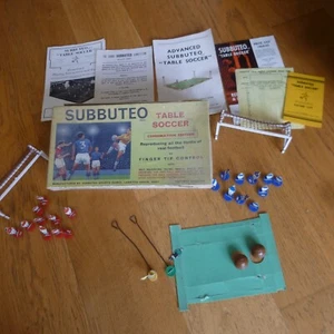 Subbuteo Table Soccer Football Combination Edition Celluloid Players Vintage 60s - Picture 1 of 9