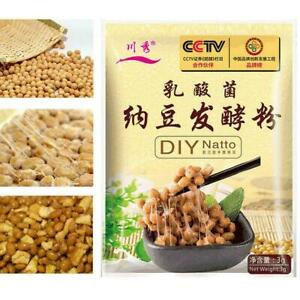 3g/Bag DIY Natto Powder Bacillus Subtilis Nattokinase Agent Supplies Edible Nice