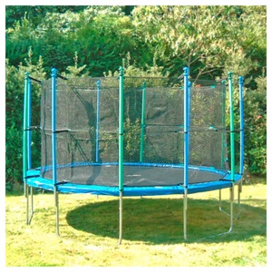Trimilin Trampolin Fun 30 Outdoor Trampolin Gartentrampolin inkl Sicherheitsnetz - Bild 1 von 6