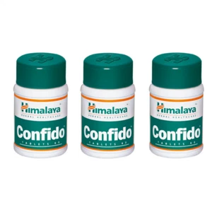 3 Packungen X Himalaya Confido Tabletten (60 Tabletten) Tabletten / kostenloser Versand - Bild 1 von 2