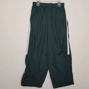 Kids Holloway Track Wind Pants Sz YS Green Athletic Lined Zip Leg Pockets UNISEX - Picture 1 of 10