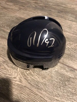 MINICASCO AUTO FIRMADO POR RYAN JOHANSEN DE LOS DEPREDADORES DE NASHVILLE CERTIFICADO DE AUTENTICIDAD PSA/ADN ¡RARO!! Foto 1 de 2