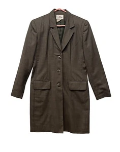 vintage Women's Pant Suit size 8 olive pants Blazer NWT 90's dress work suit law - Picture 1 of 21