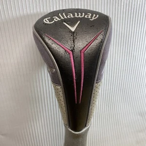 CALLAWAY X HOT DRIVER GOLF HEADCOVER Grey/Pink/White Read Description - Picture 1 of 4