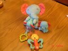 Fisher+Price+Little+Nuzzler+Blue+Elephant+Plush+Vibrating%2C+Butterfly+%26+Squeeze++