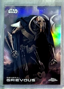 General Grievous 2025 Topps Chrome Star Wars General Grievous Refractor Card-#49 - Picture 1 of 4