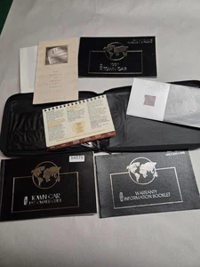 Lincoln Town Car 1997 manual del propietario papeleo en estuche de cuero negro - Imagen 1 de 9