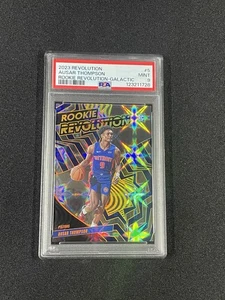 2023-24 Panini Revolution Ausar Thompson Rookie Revolution #5 Galactic PSA 9 SSP - Picture 1 of 4