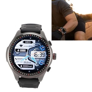Nowy czarny smartwatch 2 w 1 ze słuchawkami 1 53-calowy ekran HD Fitness Tr - Zdjęcie 1 z 24
