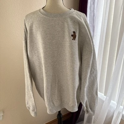 Men’s Riot Society Crewneck Sweatshirt Gray XXL - Image 1 of 3