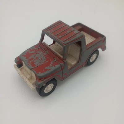 Vintage 1969 Tootsietoy Jeep Made in USA Red Jeep Military Metal VTG - Image 1 of 4