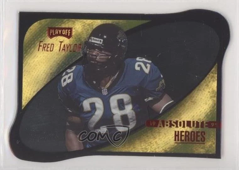 1999 Playoff Absolute SSD Heroes Gold Fred Taylor #HE12 - Image 1 of 2