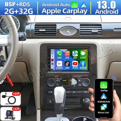Radio estéreo GPS + cámara 7"" Android 13 Carplay para Mercury Montego 2005-2007 Foto 1 de 4