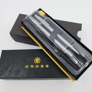 Juego de bolígrafos y lápices Cross Classic Century en cromo satinado - Nuevo abierto - Imagen 1 de 6