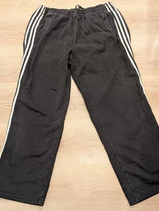 Vintage Adidas Jogginghose Wide Leg Y2K Baggy Herren 2XL Fleece - Bild 1 von 10